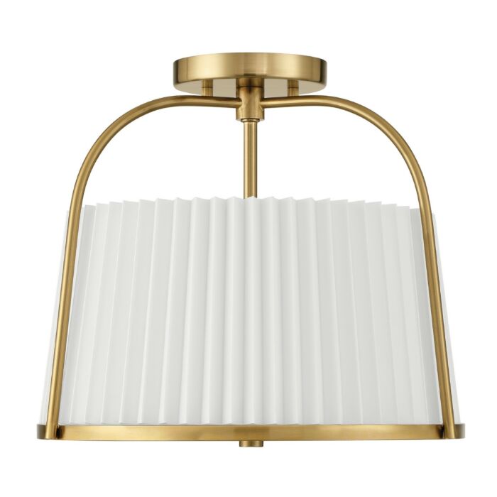 Two Light Semi Flush Mount