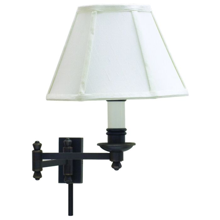 House of Troy Decorative Swing Arm Wall Lamp Oil Rubbed Bronze