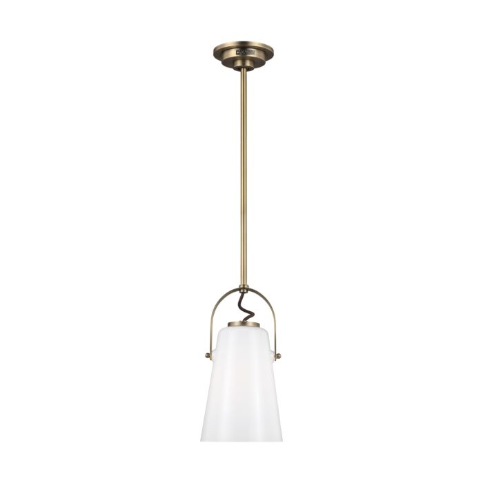 Hazel Pendant Light in Time Worn Brass by Ralph Lauren