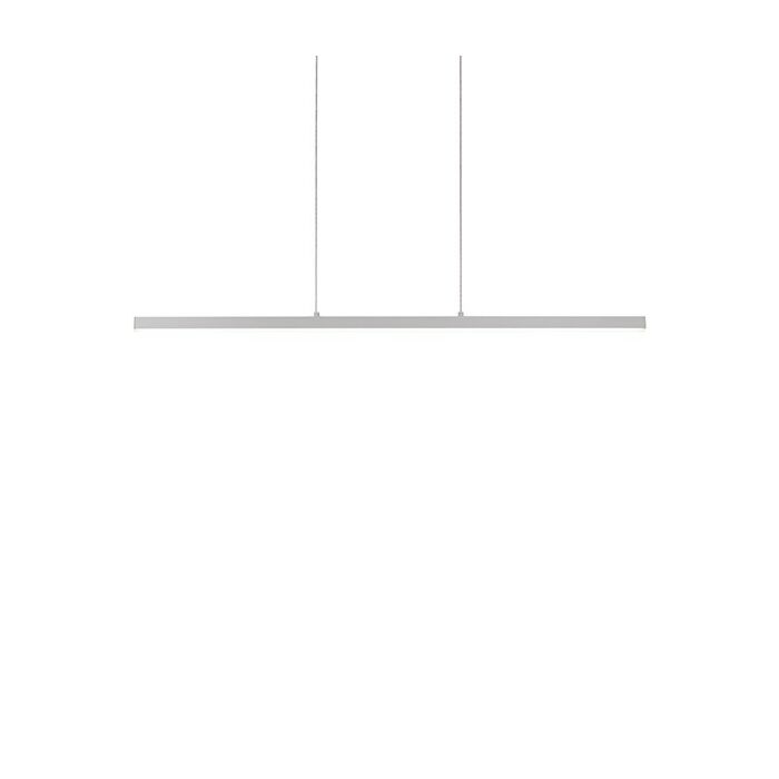 Kuzco Vega LED Thin Linear Pendant Light in Brushed Nickel