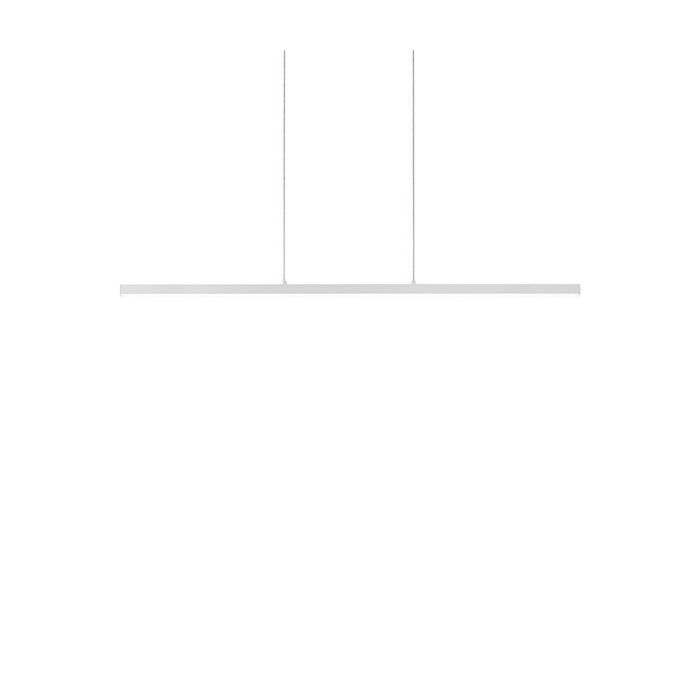 Kuzco Vega LED Thin Linear Pendant Light in White