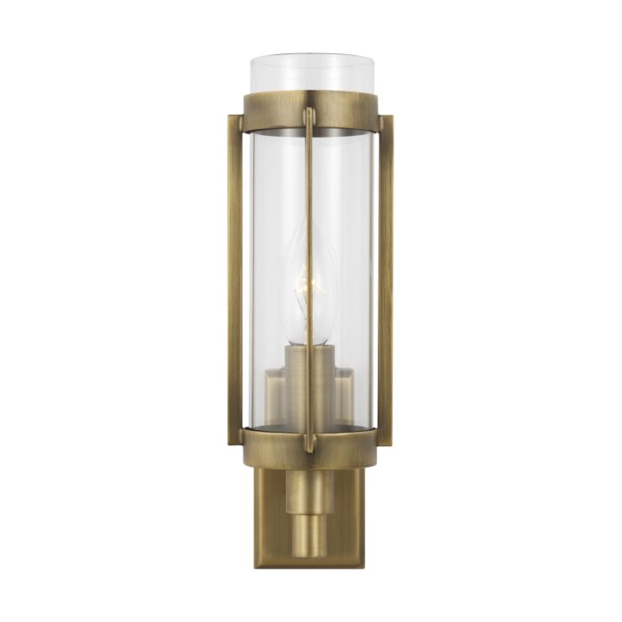 Flynn Bathroom Vanity Light in Time Worn Brass by Ralph Lauren