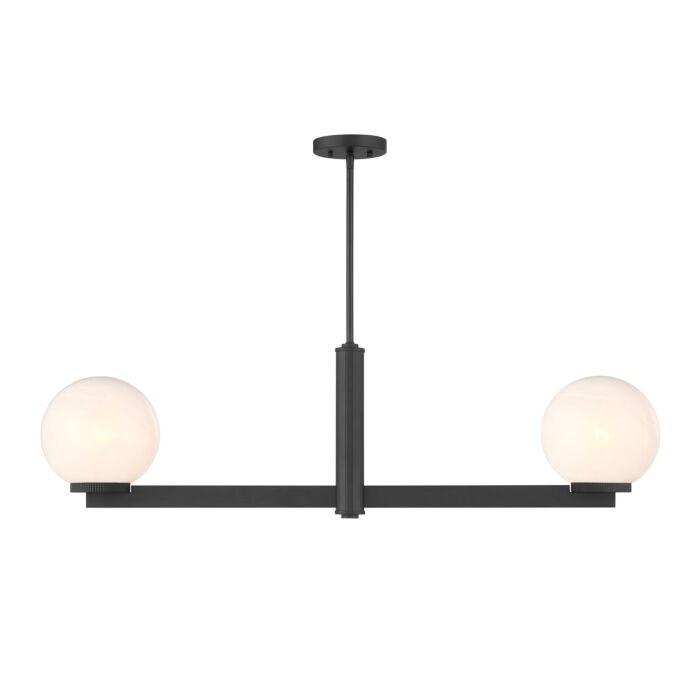  Linear Chandelier in Matte Black