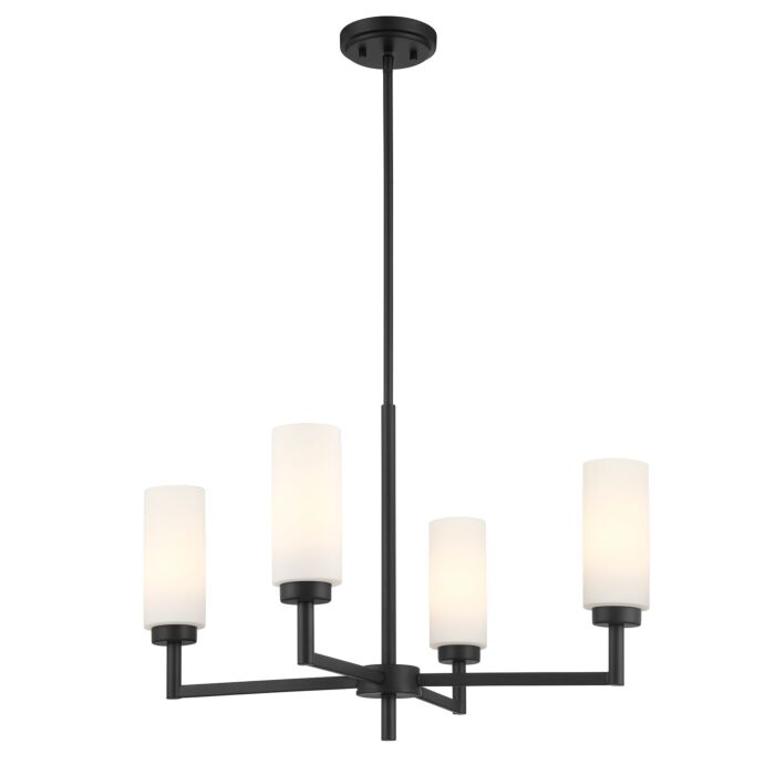  Chandelier in Matte Black