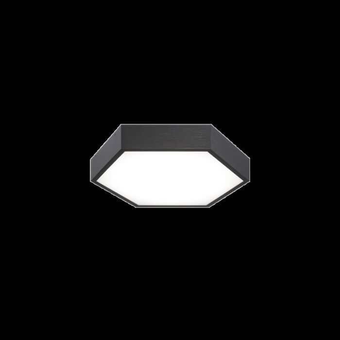 Matteo Hexol 1 Light Ceiling Light In Oxidized Black