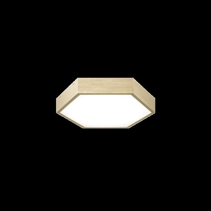 Matteo Hexol 1 Light Ceiling Light In Oxidized Gold