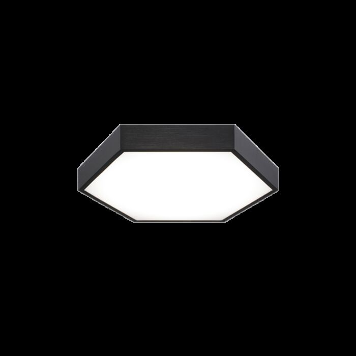 Matteo Hexol 1 Light Ceiling Light In Oxidized Black
