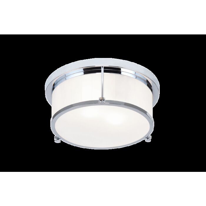 Matteo Caisse Claire 2 Light Ceiling Light In Chrome