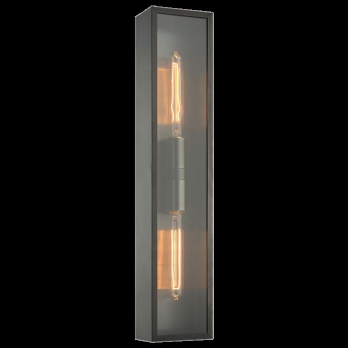 Matteo Marco 2 Light Wall Sconce In Gunmetal