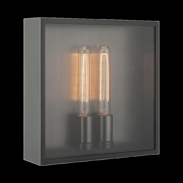 Matteo Marco 2 Light Wall Sconce In Gunmetal