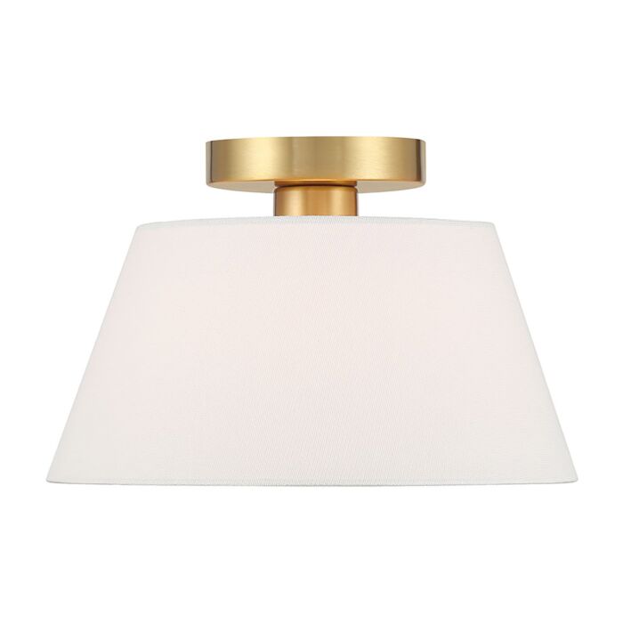  Ceiling Light in Natural Brass