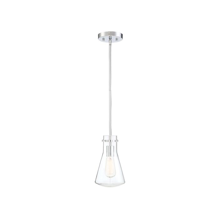 Trade Winds Lighting 1 Light Pendant Light In Chrome