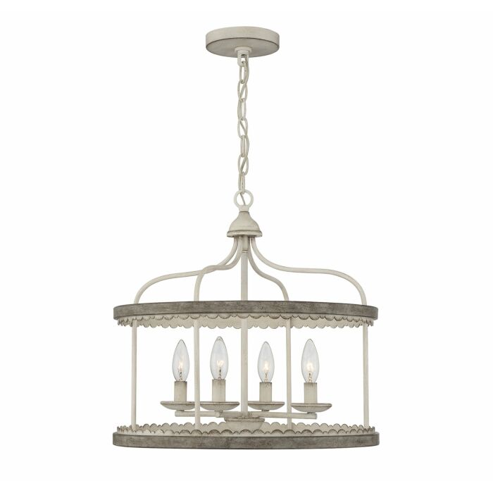 Trade Winds Lighting 4 Light Pendant Light In Silo Finish