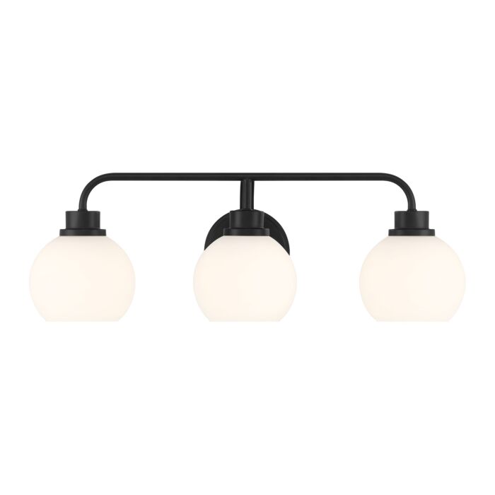  Bathroom Vanity Light in Matte Black