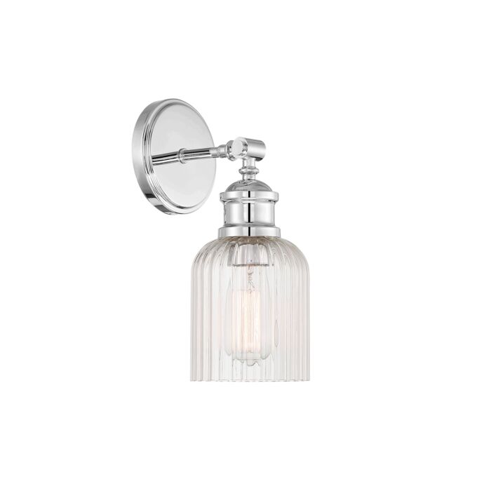 Meridian 1 Light Wall Sconce in Chrome