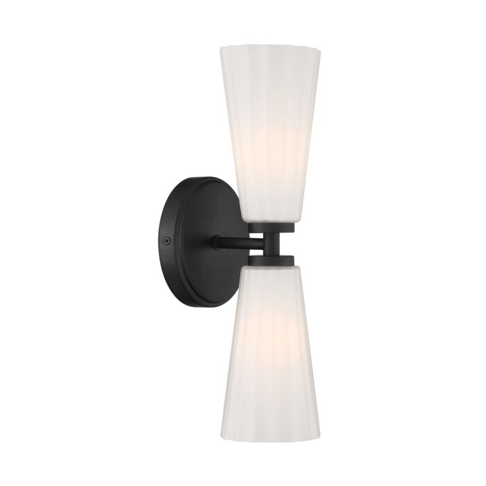  Wall Sconce in Matte Black