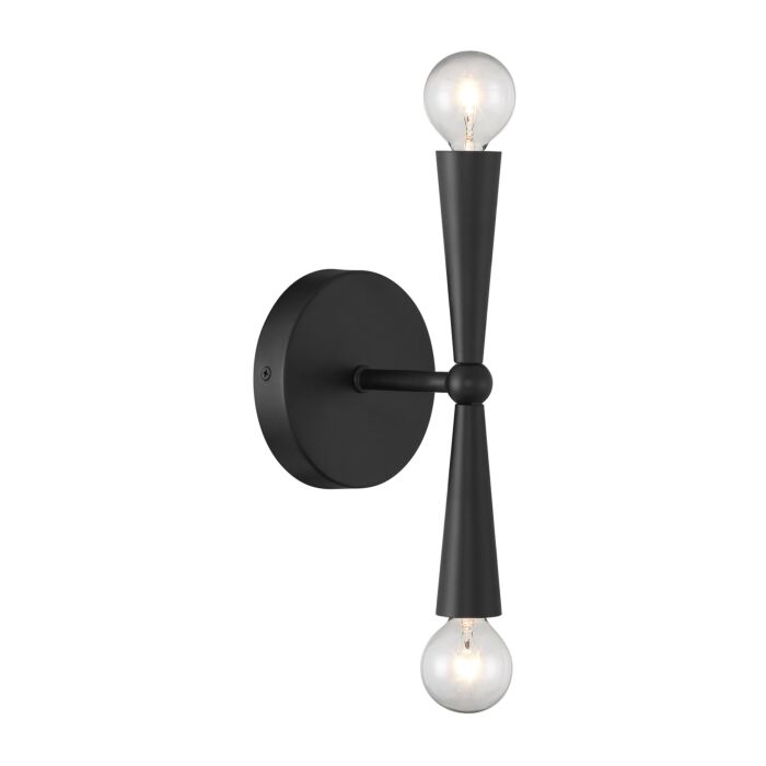  Wall Sconce in Matte Black