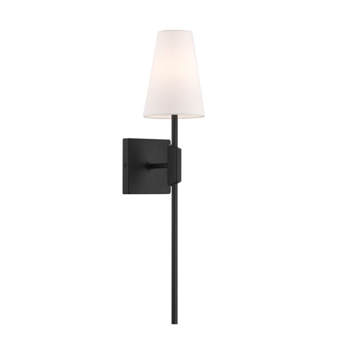  Wall Sconce in Matte Black