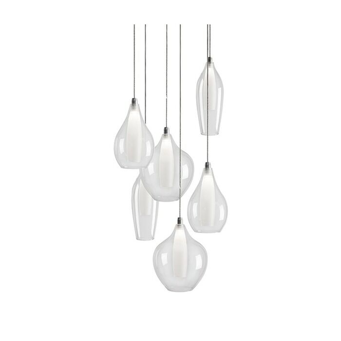 Kuzco Victoria LED Pendant Light in Chrome