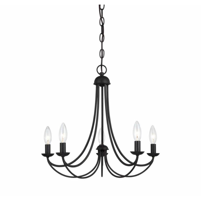 Quoizel Mirren 5 Light 18 Inch Transitional Chandelier in Imperial Bronze