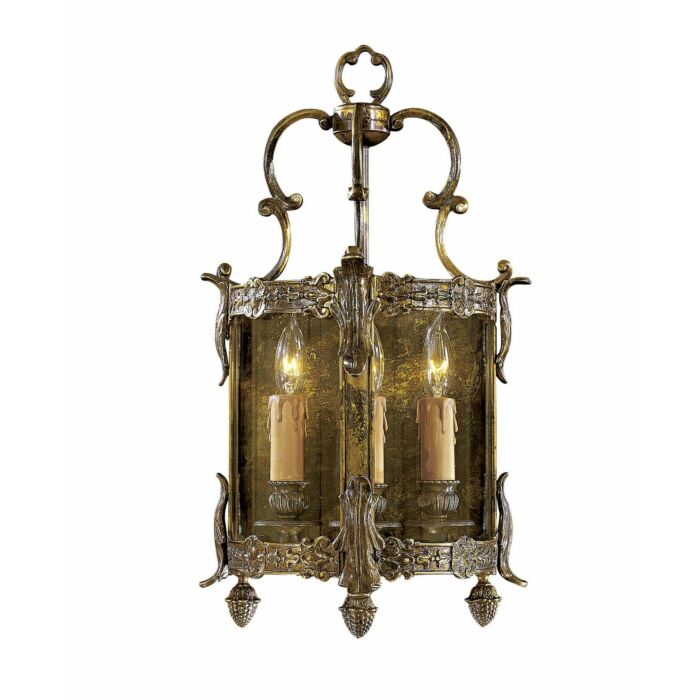 Metropolitan 3 Lt Wall Sconce in Antique Bronze Patina