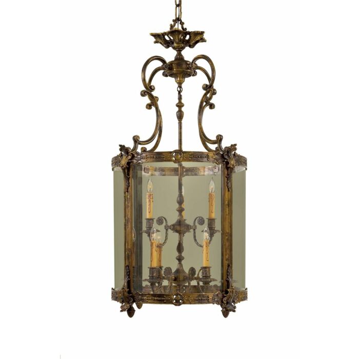 Metropolitan 9 Lt Foyer Pendant in Antique Bronze Patina