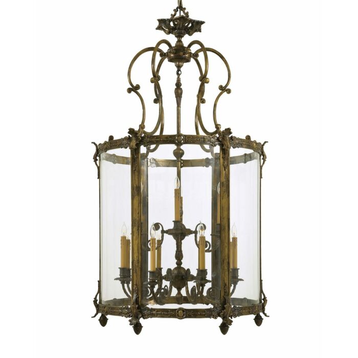 Metropolitan 12 Lt Foyer Pendant in Antique Bronze Patina
