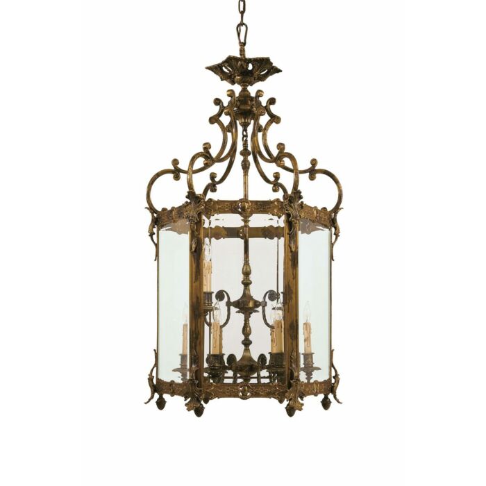 Metropolitan Foyer 9 Lt Foyer Pendant in Antique Bronze