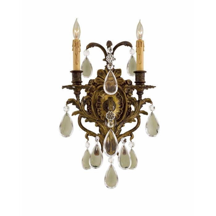 Metropolitan 2 Lt Wall Sconce in Antique Bronze Patina