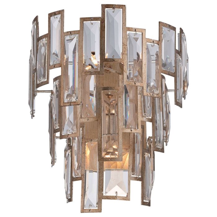 Metropolitan Bel Mondo 12 Inch 3 Light Wall Sconce in Luxor Gold