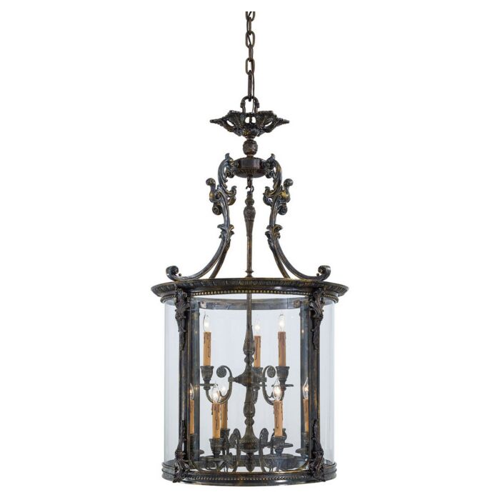 Metropolitan Family 26.5 Inch 9 Light Foyer Pendant in French Oxide