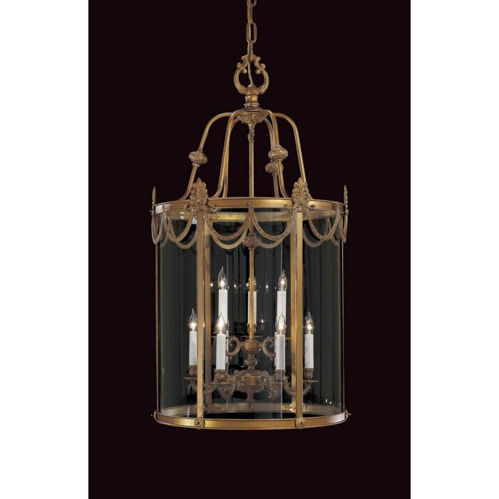 Metropolitan Foyer 9 Lt Foyer Pendant in Dor?? Gold