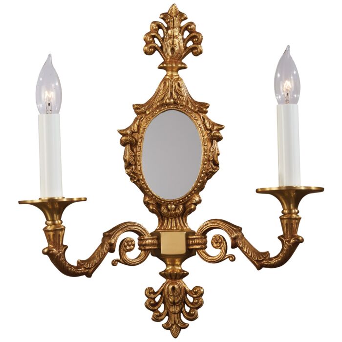 Metropolitan Metropolitan 15.5 Inch 2 Light Wall Sconce in French Gold