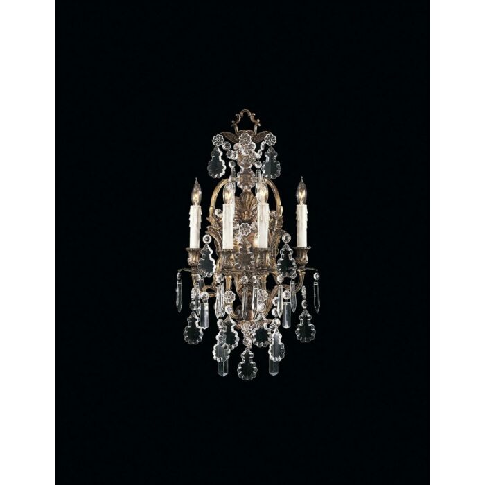 Metropolitan Vintage 4 Lt Wall Sconce in Oxide Brass