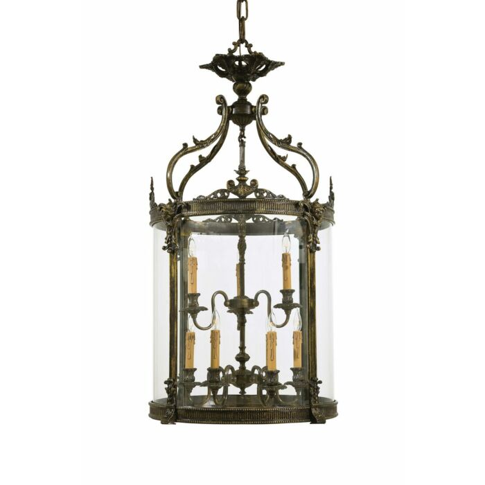 Metropolitan Foyer 9 Lt Foyer Pendant in Oxide French Gold