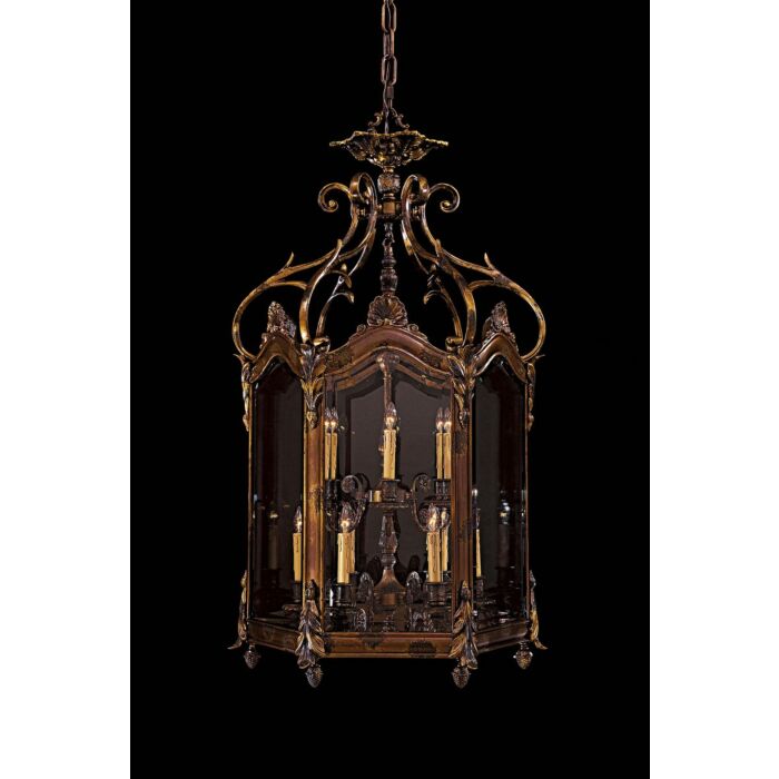 Metropolitan Foyer 9 Lt Foyer Pendant in Oxide Brass