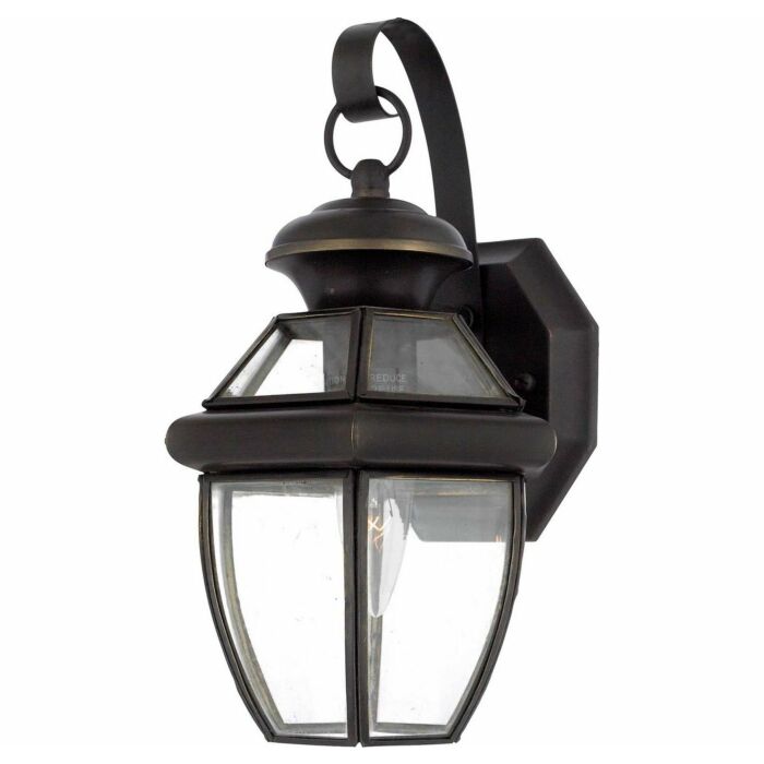 Quoizel Newbury 7 Inch Outdoor Hanging Light in Medici Bronze