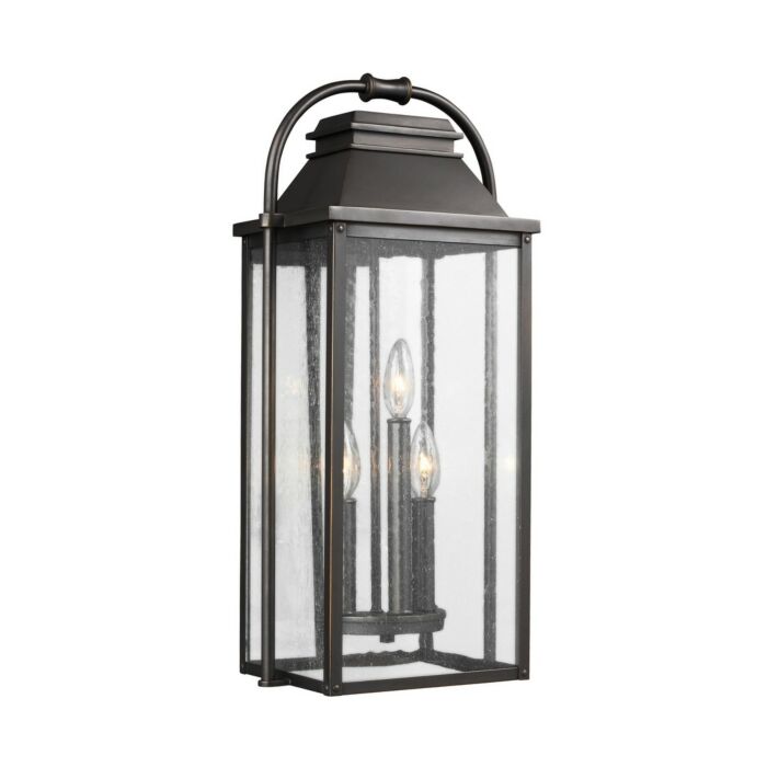 Wellsworth 3 Light Outdoor Wall Light in Antique Bronze by Sean Lavin