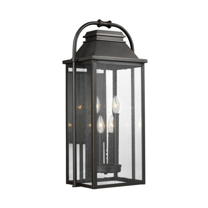 Wellsworth 4 Light Outdoor Wall Light in Antique Bronze by Sean Lavin