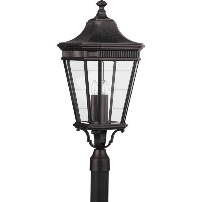 Feiss Cotswold Lane Collection 12 Inch Outdoor Lantern   Bronze