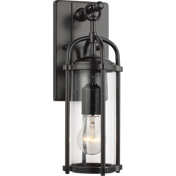 Feiss Dakota 1 Light Wall Lantern in Espresso