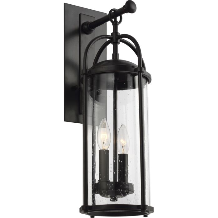 Feiss Dakota 2 Light Wall Lantern in Espresso