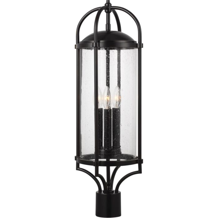 Feiss Dakota 3 Light Post/Pier Lantern in Espresso