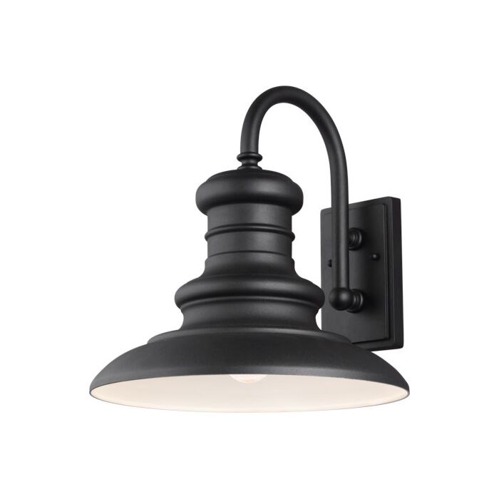 Feiss Redding Station 16 Inch Outdoor Wall Light in Textured Black