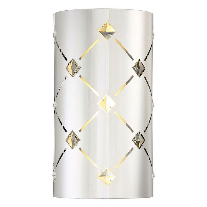 George Kovacs Crowned 12 Inch Wall Sconce in Chrome