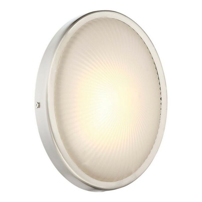 George Kovacs Radiun 8 Inch Outdoor Wall Light in Brushed Aluminum