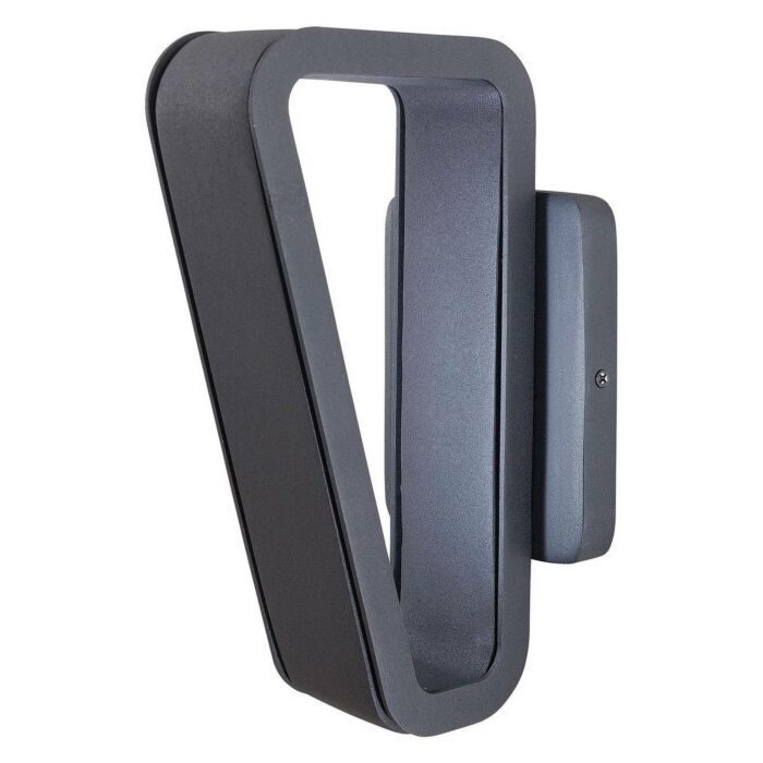 George Kovacs Pediment 11 Inch Outdoor Wall Light in Black