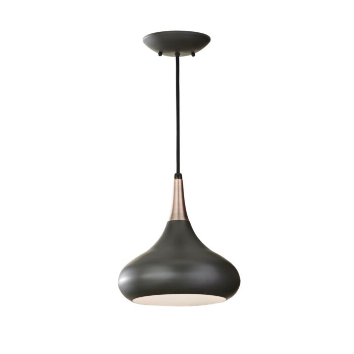 Feiss Belle 10 Inch Mini Pendant in Bronze Finish