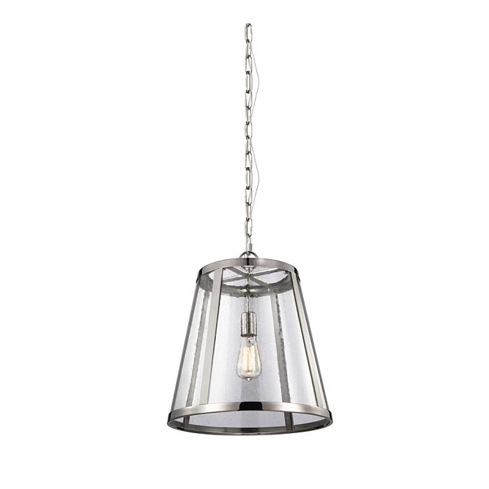 Feiss Harrow Polished Nickel Pendant