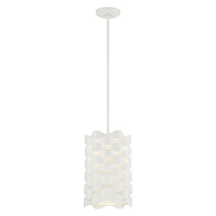 George Kovacs Coastal Current 9 Inch Pendant Light in Sand White